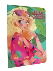 Черный блокноты в линию/в клетку А5 40 листов Black & Pink/I love pink/Аниме монохром. Проф-Пресс