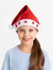 Бордовый шапка новогодняя Деда Мороза детская / взрослая