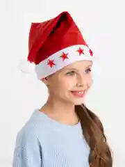 Бордовый шапка новогодняя Деда Мороза детская / взрослая