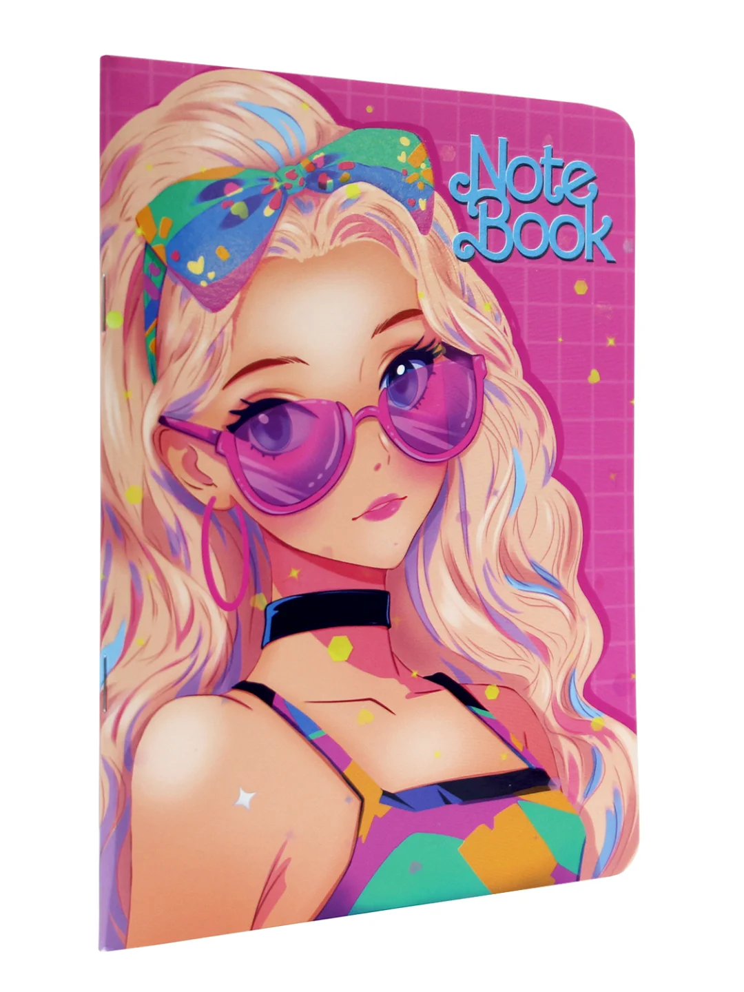 Багровый блокноты в линию/в клетку А5 40 листов Black & Pink/I love pink/Аниме монохром. Проф-Пресс