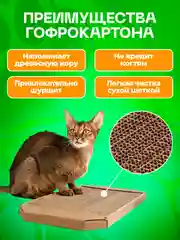 Алый когтеточка для кошек настенная, ковролиновая, когтедралка для кошек и котов с кошачьей мятой