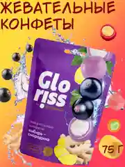 Жевательные конфеты Gloriss Jefrutto в шоколаде с различными вкусами, 75 г