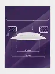 Набор 10 штук Встраиваемый светодиодный светильник HIPER H980-7 / LED / 12 Вт / 4000К