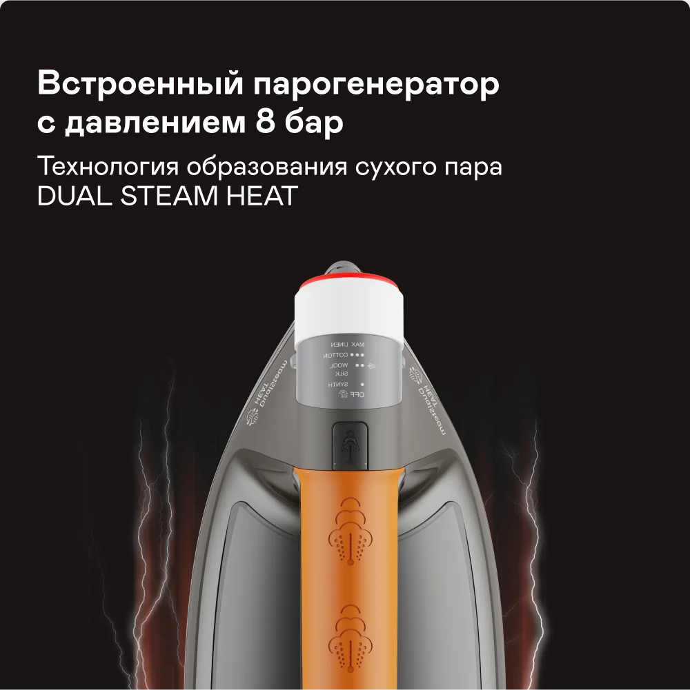 Утюг GARLYN GT-500 Pro со встроенным парогенератором