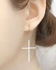 Серьги кресты, унисекс