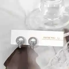 Серебряный сережки, женские серьги, трендовые серьги кольца, серьги в стиле булгари, стиль картье