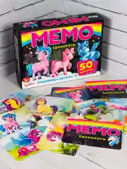 Мэмори карточная игра для девочек Мемори Мемо Единорог