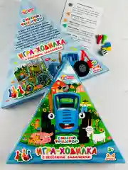 Ходилка с фишками Синий трактор игрушки из мультика