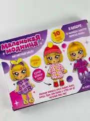 Магнитный набор одень куклу на магнитах игра развивающая