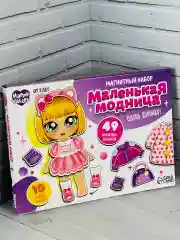 Магнитный набор одень куклу на магнитах игра развивающая
