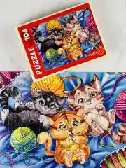 Пазлы 104 дет Забавные котики домашние Котенок Кошка