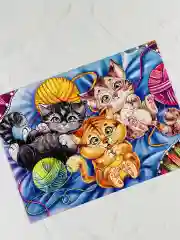 Пазлы 104 дет Забавные котики домашние Котенок Кошка