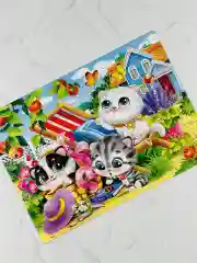 Пазлы 104эл Смешные котята Мозаика Игра Кошка Котенок