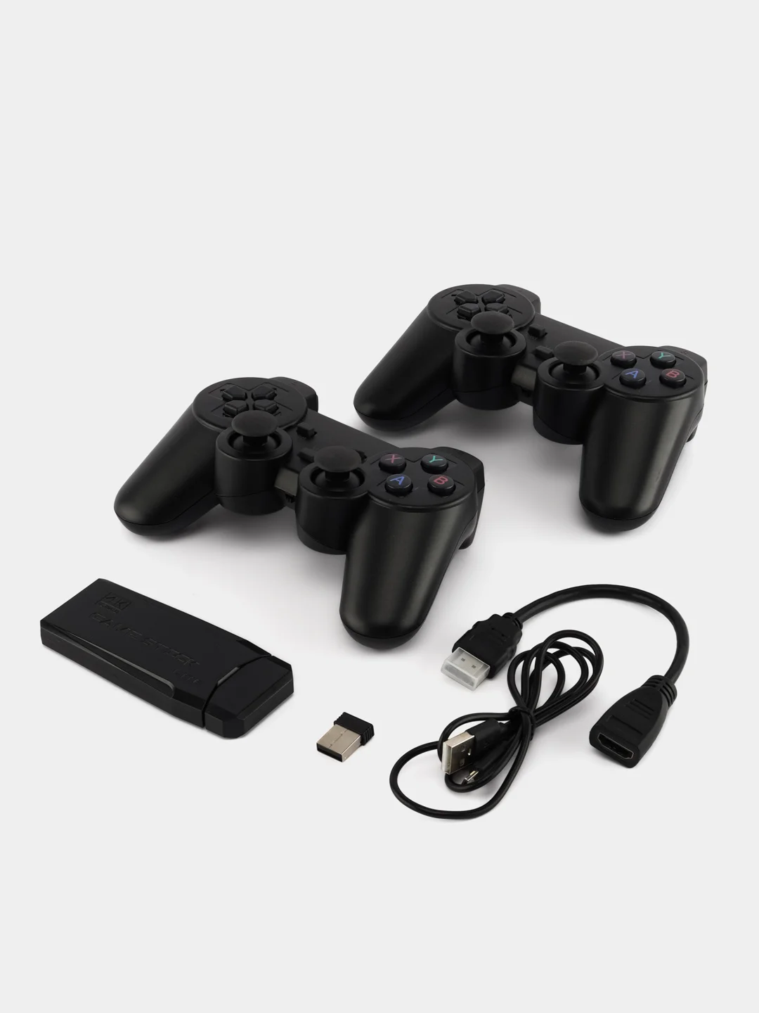 Черный игровая приставка Game Stick 64 GB беспроводная, 4k Ultra HD, со встроенными играми