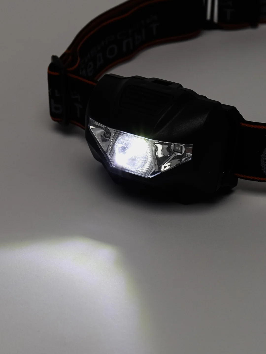 Фонарь налобный "СИБИРСКИЙ СЛЕДОПЫТ-Кварк", 1 COB + 2 LED, 3хААА/240/