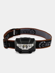 Фонарь налобный "СИБИРСКИЙ СЛЕДОПЫТ-Кварк", 1 COB + 2 LED, 3хААА/240/