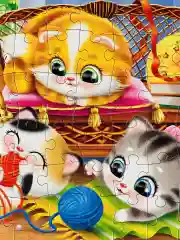Пазлы 60 деталей Смешные котята Котенок Кошка Мозаика