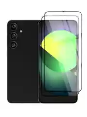 Прозрачный 1-2 шт супертонкое стекло для Samsung Galaxy S24, Plus защитное BROSCORP олеофобное+рамка