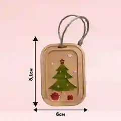 Кораллово-розовый подарочный набор на Новый Год, символ года змея 2025, елочные игрушки