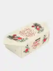 Молочный коробка подарочная новогодняя "Конфета", 2 размера
