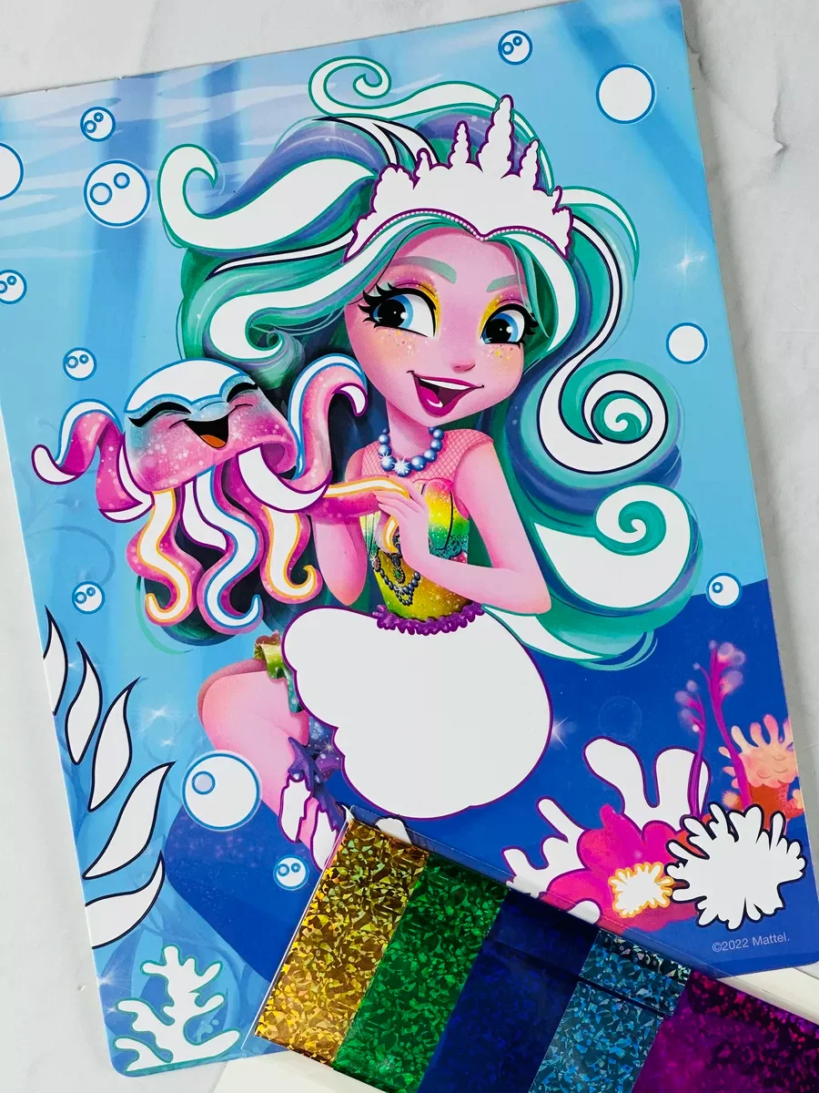 Мозаика Энчантималс Enchantimals аппликация объемная ЭВА картина из фольги альбом фея