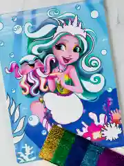 Мозаика Энчантималс Enchantimals аппликация объемная ЭВА картина из фольги альбом фея