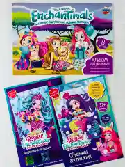 Мозаика Энчантималс Enchantimals аппликация объемная ЭВА картина из фольги альбом фея