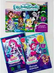 Энчантималс Enchantimals альбом для рисования аппликация из фольги объемная картина мульт