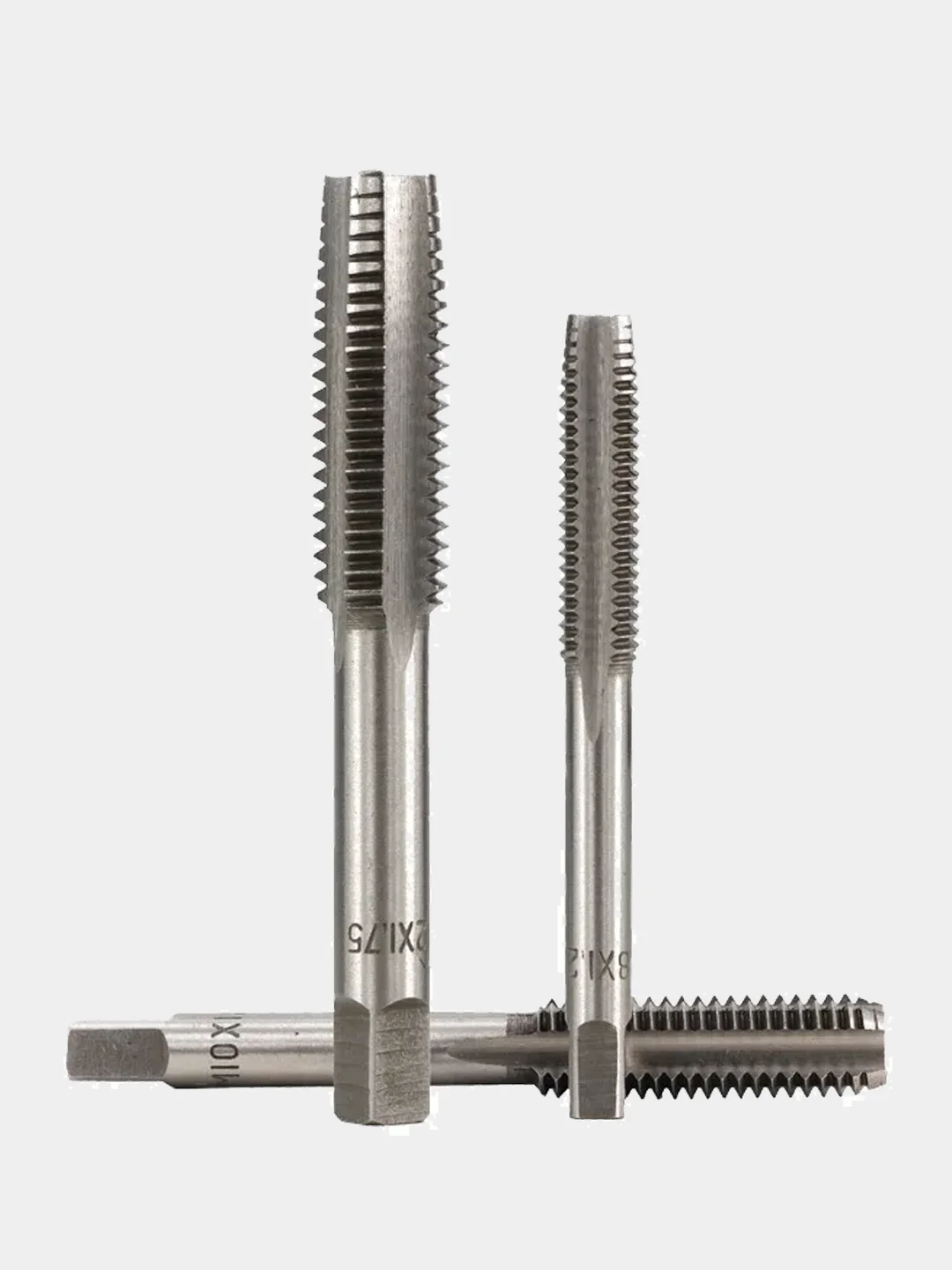 Набор метчиков M3-M12 , 7 предметов, сталь HSS