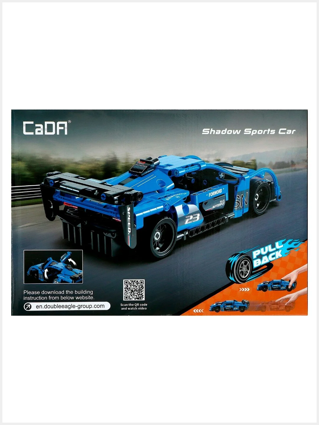 Синий конструктор CaDA, инерционный, C52024W, C52026W, C52028W, C52023W, C52021W