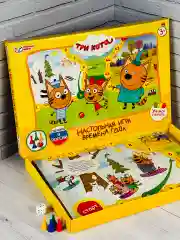 Настольная игра ходилка Настолка ходилка Фишка Три кота Коржик любимые герои из мультика