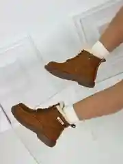 Медный ботинки женские, полусапоги женские, зимние
