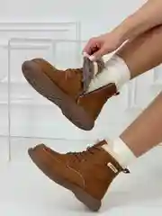 Медный ботинки женские, полусапоги женские, зимние
