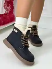 Белый ботинки женские, полусапоги женские, зимние