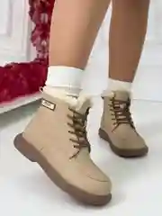 Белый ботинки женские, полусапоги женские, зимние