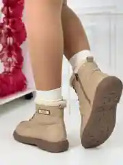 Белый ботинки женские, полусапоги женские, зимние