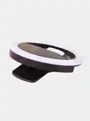 Черный кольцевая селфи лампа аккумуляторная для смартфона, планшета, ноутбука Selfie Ring Light