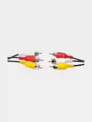 Шнур тюльпан 3 RCA - 3 RCA, 1 метр