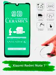 Защитное стекло на Xiaomi Redmi Note 7, гибкое стекло на редми ноут 7 керамическое