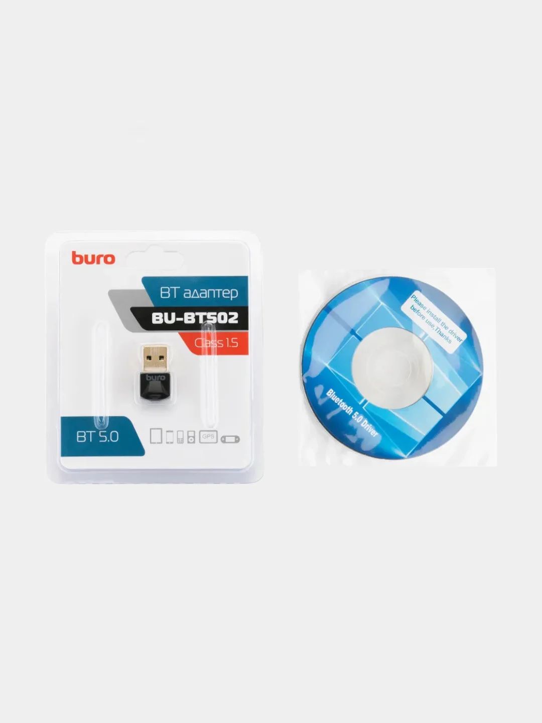 Bluetooth-адаптер Buro BU-BT502 Black
