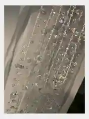 Белый бусы на елку новогодние кристаллы