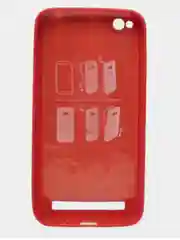 Красный чехол для XIAOMI REDMI NOTE 5 PLUS/ 5A (MI В БЕЛОМ КВАДРАТЕ)