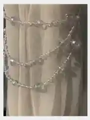 Прозрачный бусы на елку новогодние кристаллы