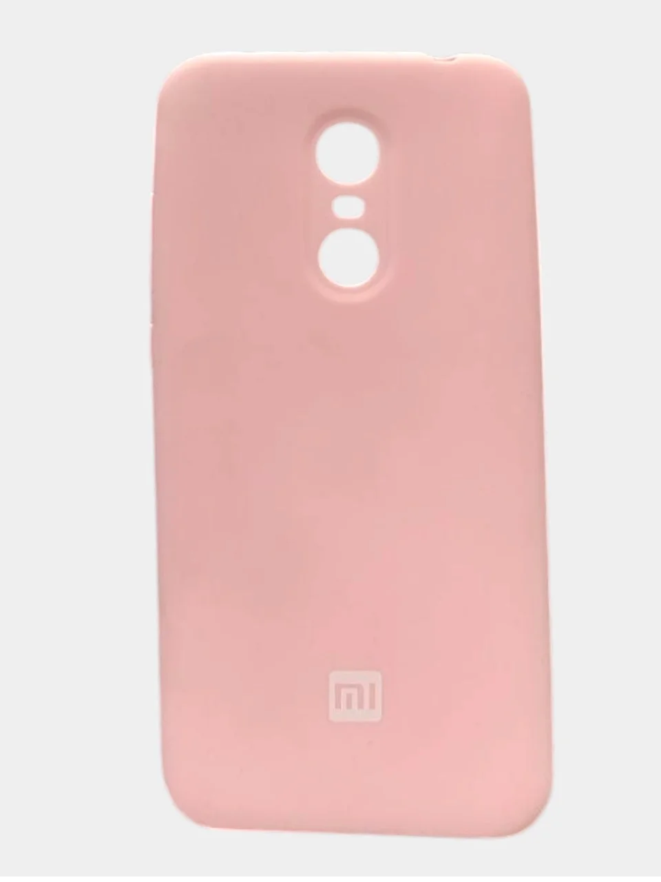 Розовый чехол для XIAOMI REDMI NOTE 5 PLUS/ 5A (MI В БЕЛОМ КВАДРАТЕ)