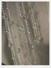 Прозрачный бусы на елку новогодние кристаллы