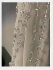 Серебряный бусы на елку новогодние кристаллы