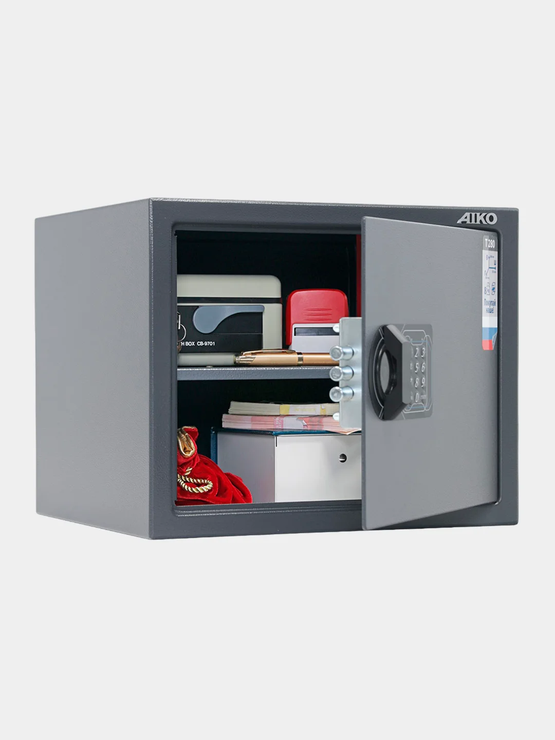 Мебельный сейф для денег и ценностей Aiko T-280 EL