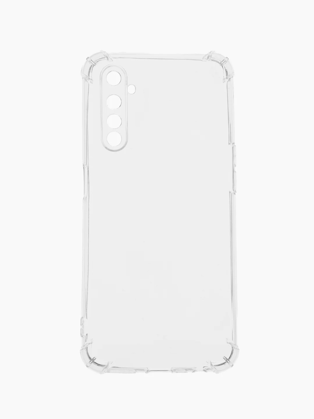 Чехол для Realme 6 / 6s, Реалми 6/6s, силиконовый, прозрачный с усиленными углами