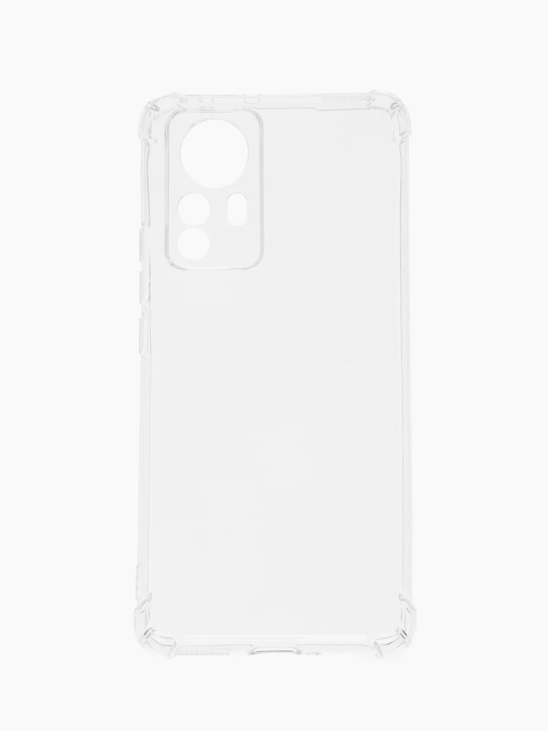 Чехол для Xiaomi 12 Pro, с усиленными углами, силиконовый, прозрачный