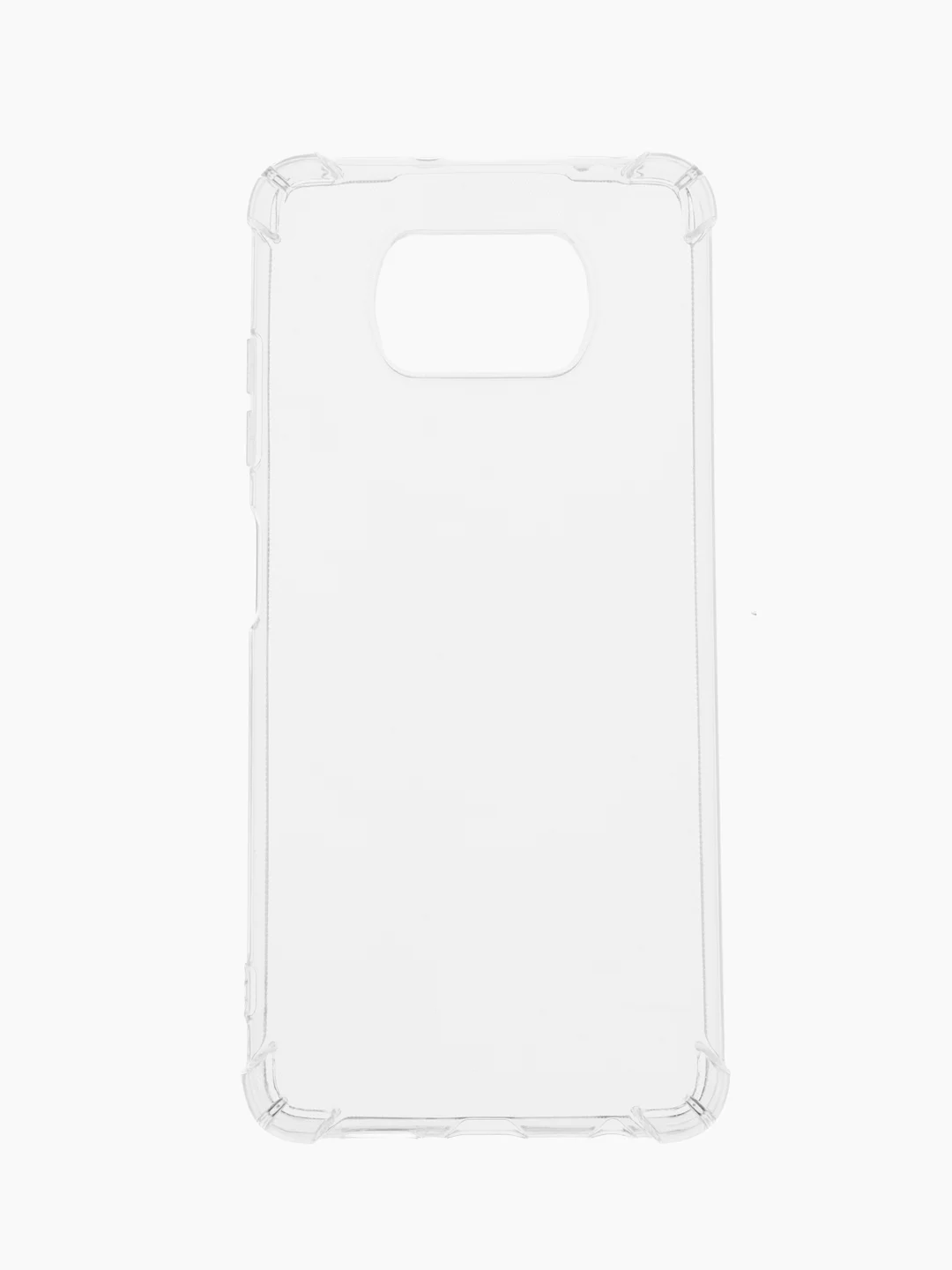 Чехол для Poco X3 / X3 Pro, с усиленными углами, силиконовый, прозрачный